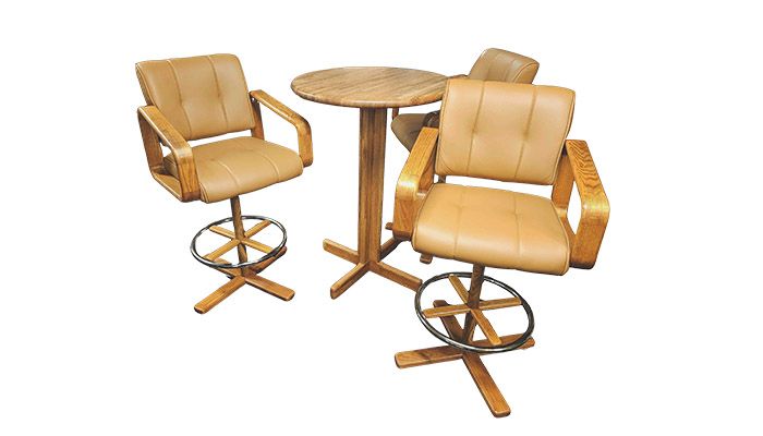 Contemporary Dining Bar Height Set