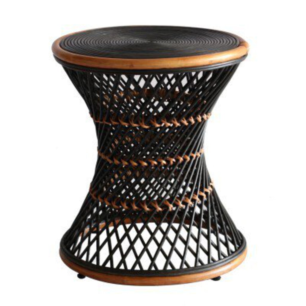 Kirby Rattan Round Side Table