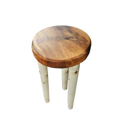 Two-Toned Wood Side Table