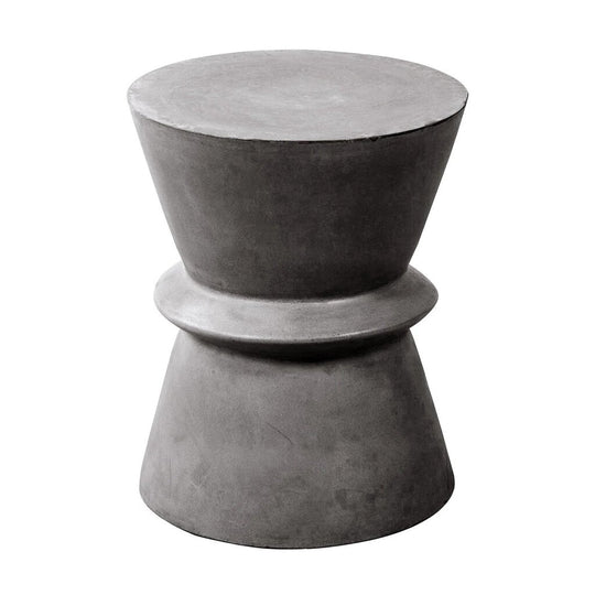 Hourglass Concrete Side Table