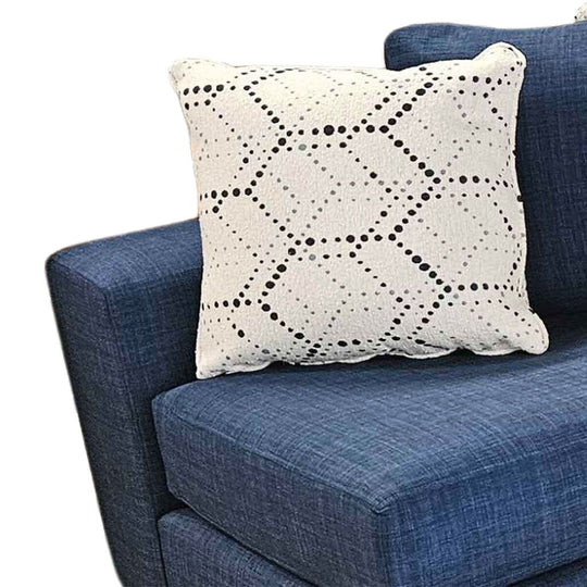 Block Reversible Sectional in Indigo