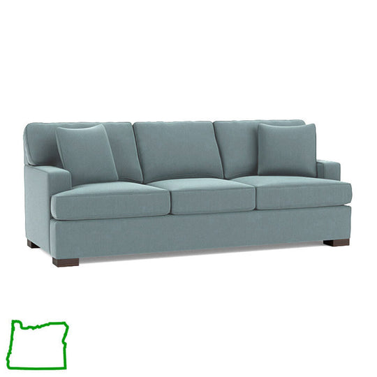 Memento Contemporary Sofa in Robin's Egg
