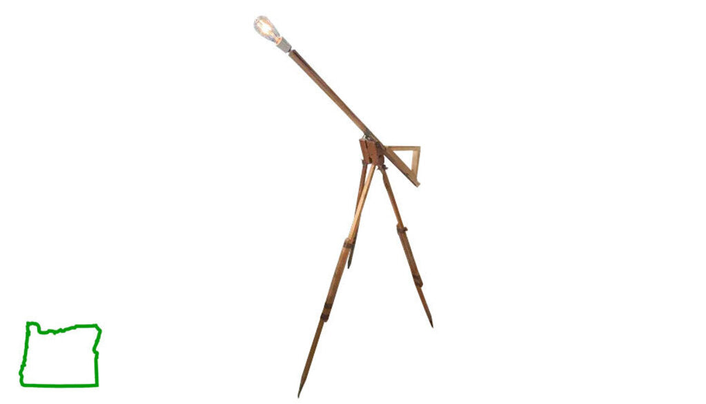 Vintage Easel Floor Lamp