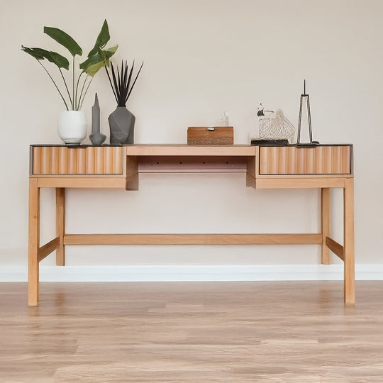 Magnolia Scalloped 2 Drawer Desk