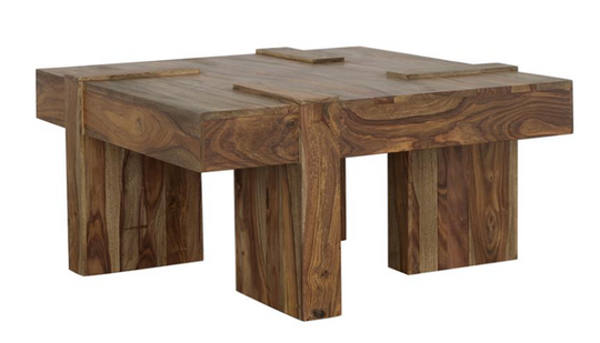 Samira Square Solid Wood Coffee Table