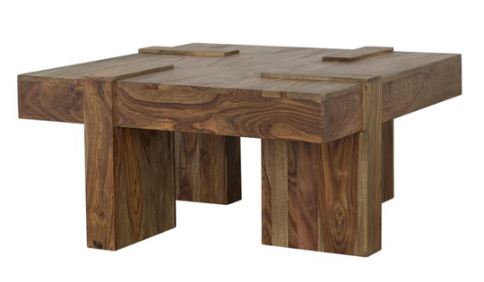 Samira Square Solid Wood Coffee Table