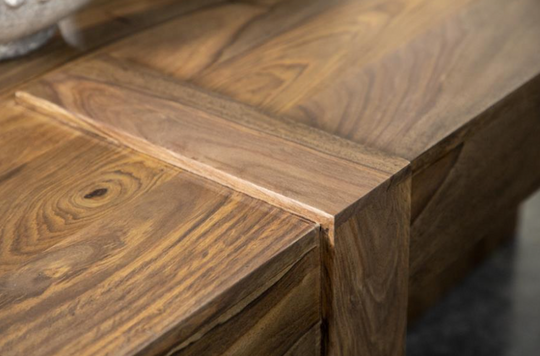 Samira Square Solid Wood Coffee Table