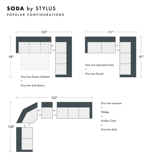 Soda Custom Sofa / Sectional