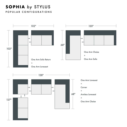 Sophia Custom Sofa / Sectional