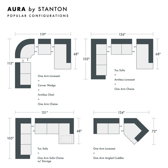 Aura Custom Sofa / Sectional