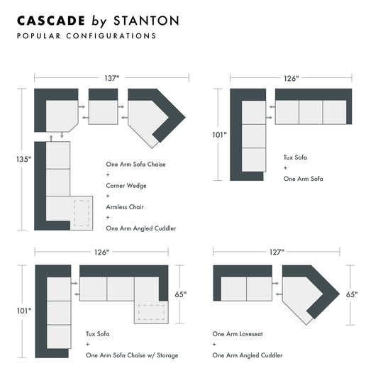 Cascade Custom Sofa / Sectional