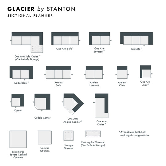 Glacier Custom Sofa / Sectional