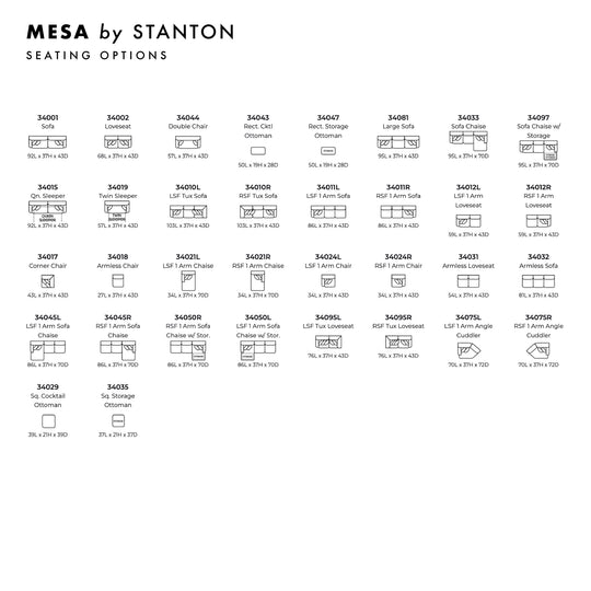 Mesa Custom Sofa / Sectional