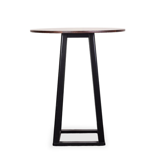 Walnut and Steel Pub Table