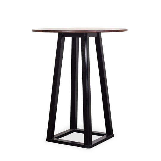 Walnut and Steel Pub Table