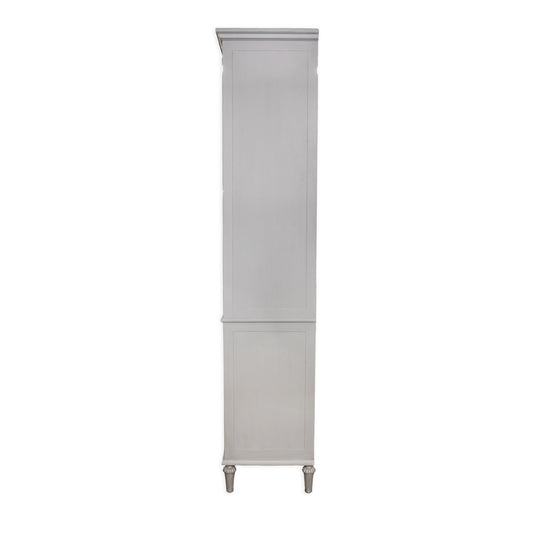 Traditional Glass Cabinet with Drawers