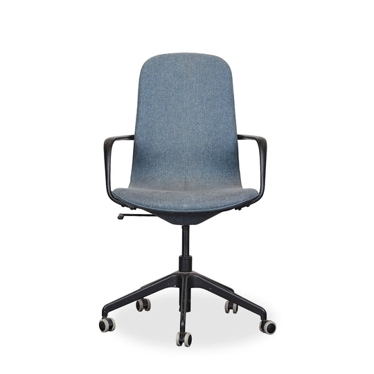 Upholstered Rolling Chair