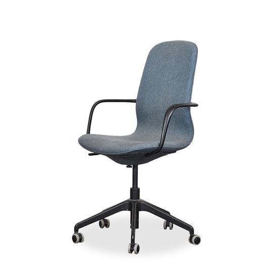 Upholstered Rolling Chair