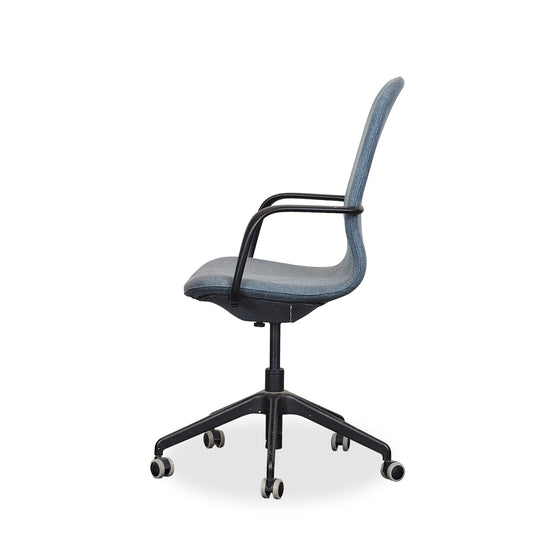 Upholstered Rolling Chair