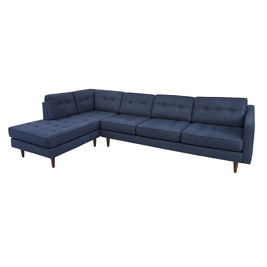 Urban Sectional in Indigo (LHF)