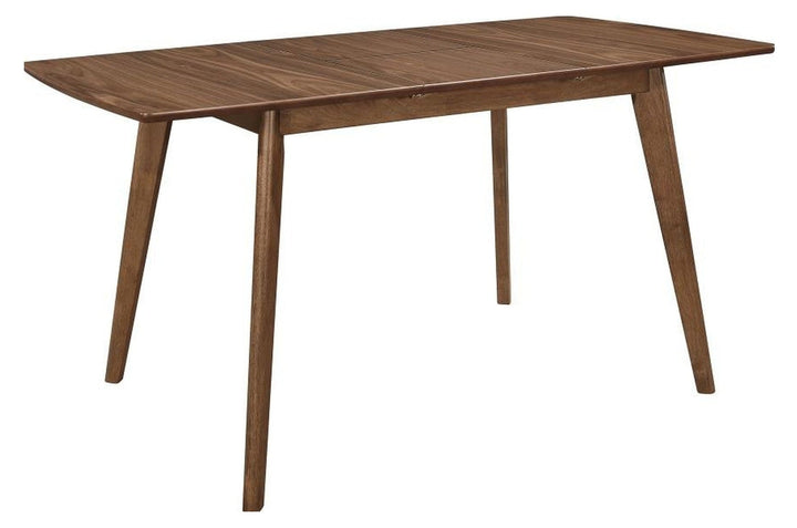 Alfredo Extension Leaf Dining Table front view - Whats New Furniture Portland OR