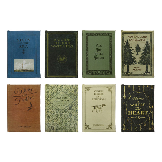 Decorative Book Storage Box 8 Styles - all 8 book box style options - Creative Co-Op - What's New Furniture Portland OR