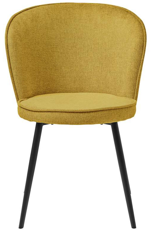 Burnaby Dining Chair in Mustard - fabric dining chair by Unique Furniture - Whats New Furniture Portland OR
