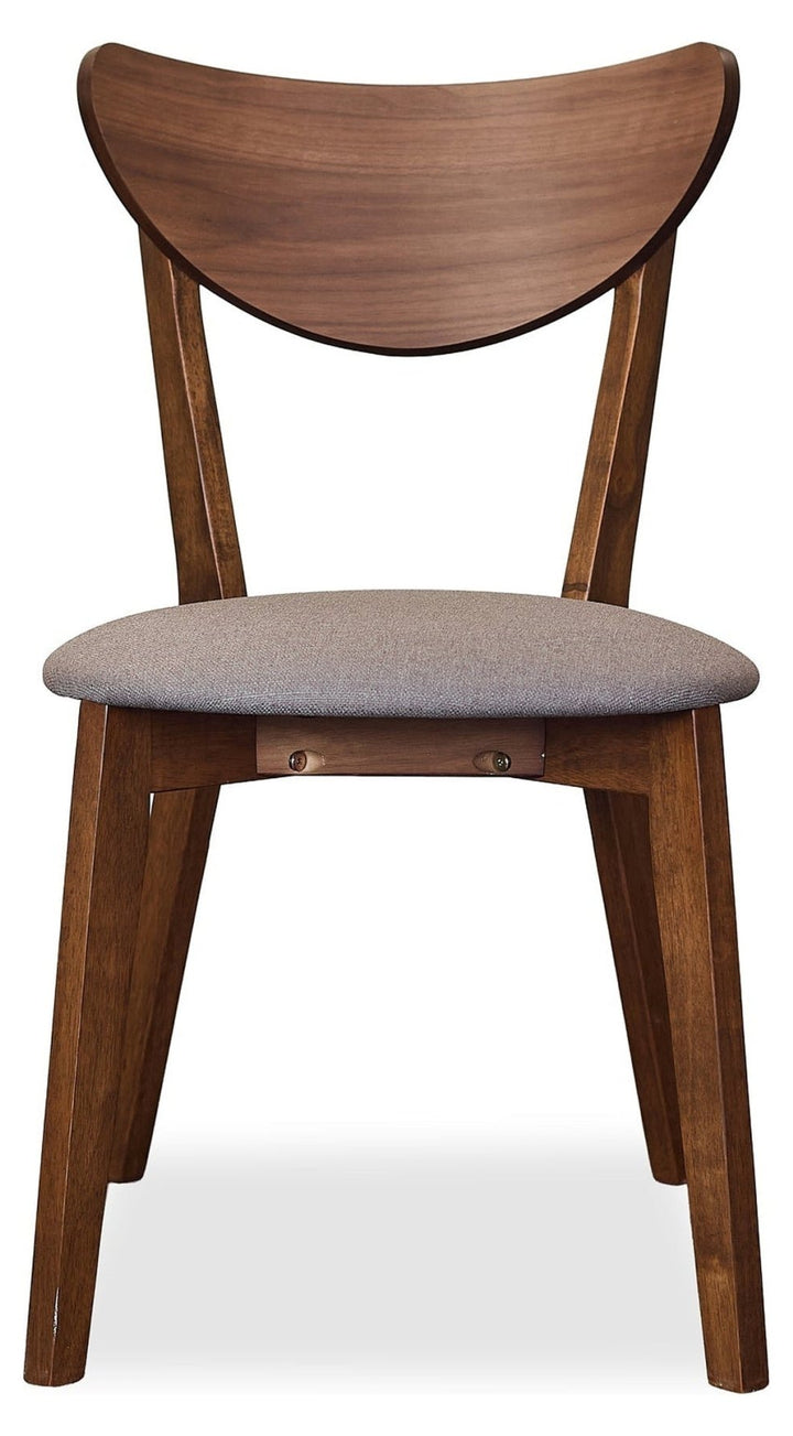 Alfredo Dining Chair in walnut - mid-century dining chair by Coaster - Whats New Furniture Portland OR