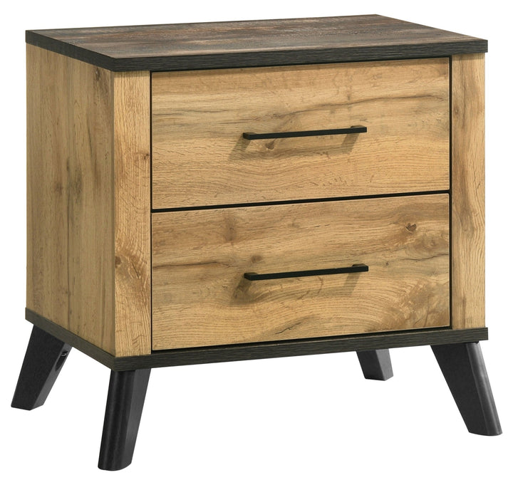 Kaywood 2-drawer Nightstand Bedside Table Natural Pine - What's New Furniture Portland