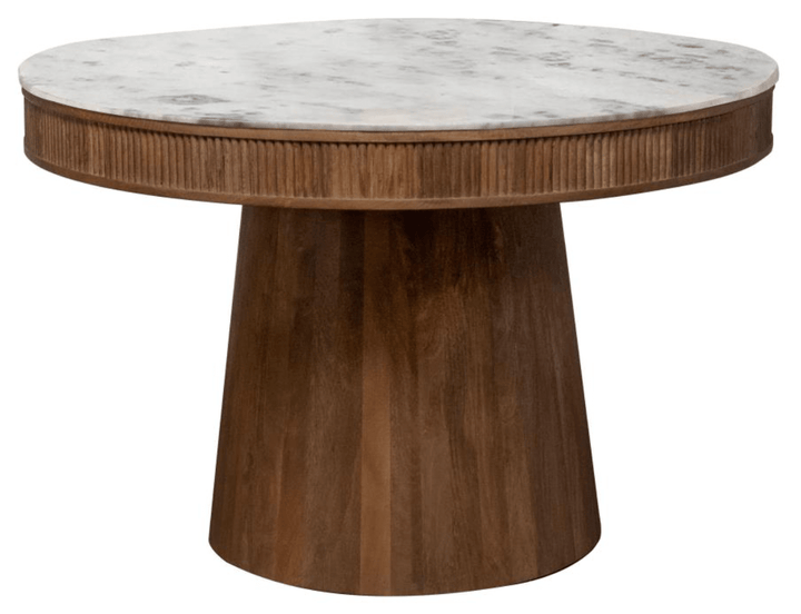Ortega Round Marble Dining Table - What's New Furniture - Portland, Oregon