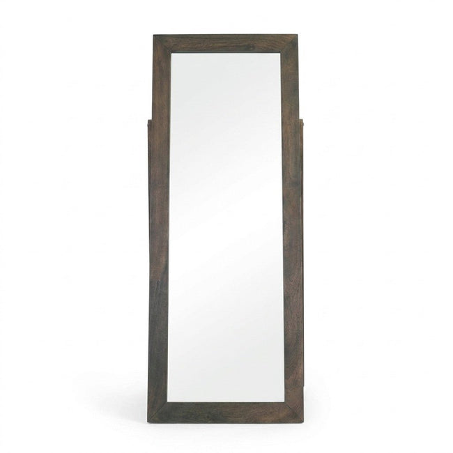 Brown Dirkins Floor Mirror - consignment furniture Portland - Whats New Furniture Portland OR