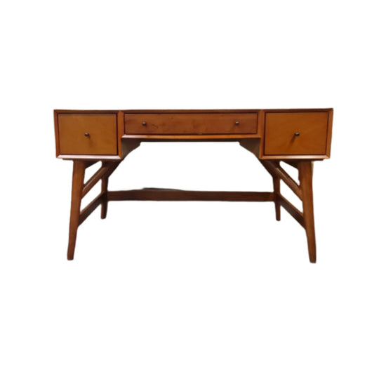 Mid-Century Modern Desk w/File Cabinet