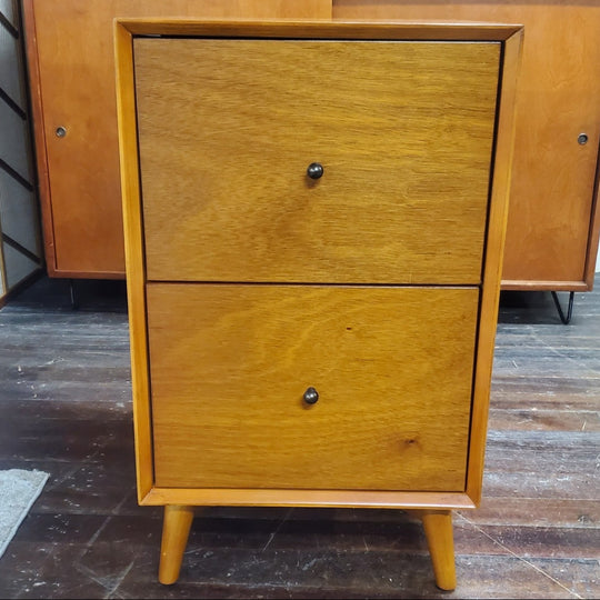 Mid-Century Modern Desk w/File Cabinet
