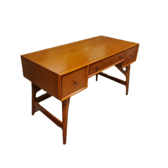 Mid-Century Modern Desk w/File Cabinet