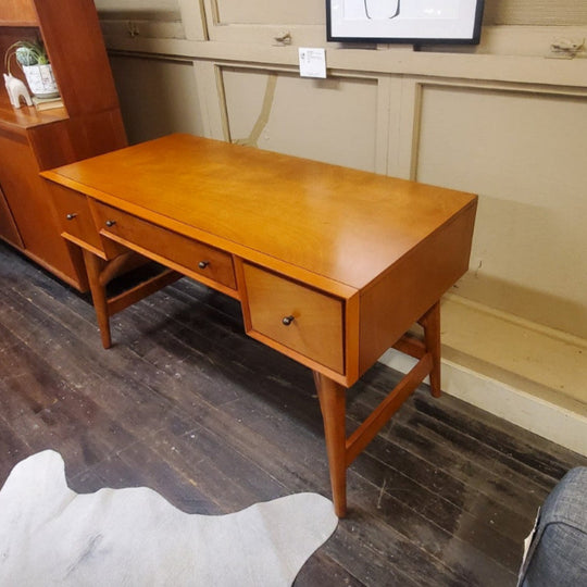 Mid-Century Modern Desk w/File Cabinet