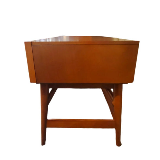 Mid-Century Modern Desk w/File Cabinet