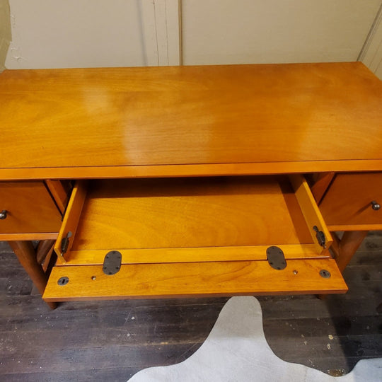 Mid-Century Modern Desk w/File Cabinet