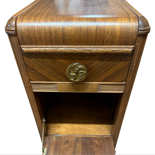 Vintage Waterfall Nightstand
