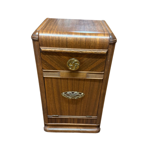 Vintage Waterfall Nightstand