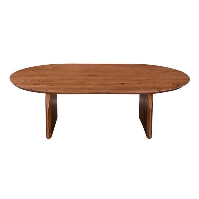 Domingo Coffee Table in Pecan - round coffee table by LH Imports - Whats New Furniture Portland OR