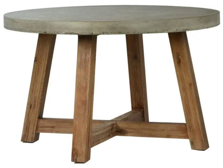 Welch Cement Outdoor Dining Table in Cement - cement outdoor dining table by Dovetail - Whats New Furniture Portland OR