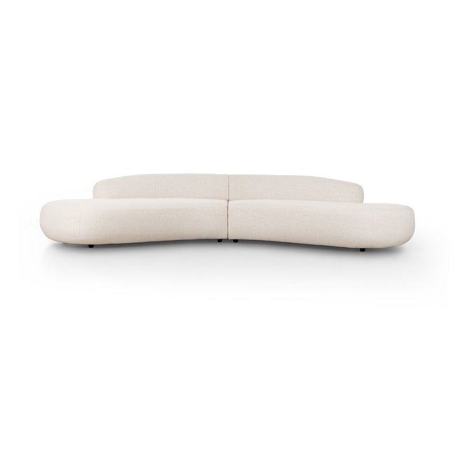 Belen Double Chaise Crypton Nomad Snow - Sectional by Four Hands - What's New Furniture Portland