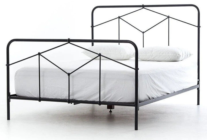 Casey Queen Bed in Black - queen bed by Four Hands - Whats New Furniture Portland OR