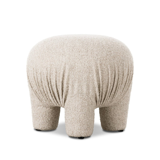 Kiko Ottoman Somerton Ash - Ottoman by Four Hands - What's New Furniture Portland