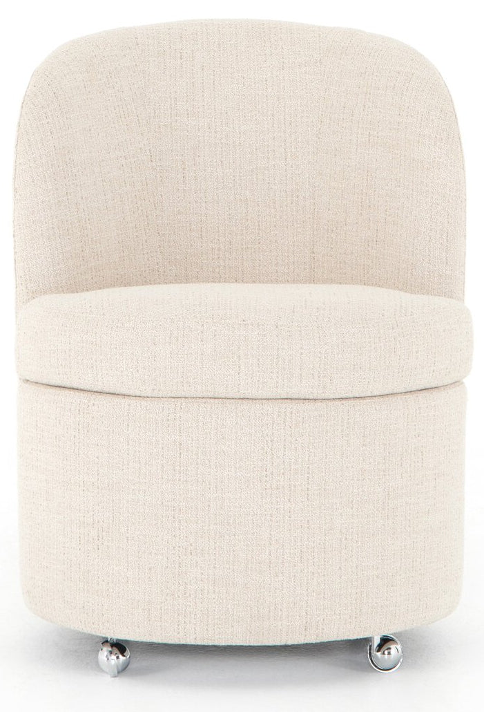 Gloria Dining Chair in Hampton Cream - upholstered dining chair by Four Hands - Whats New Furniture Portland OR