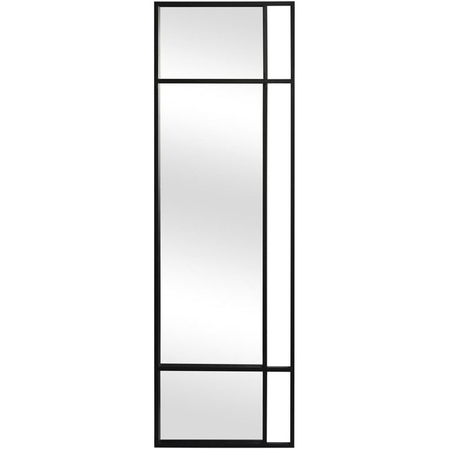Grid Mirror in Black Iron - grid mirror by Moe's - Whats New Furniture Portland OR