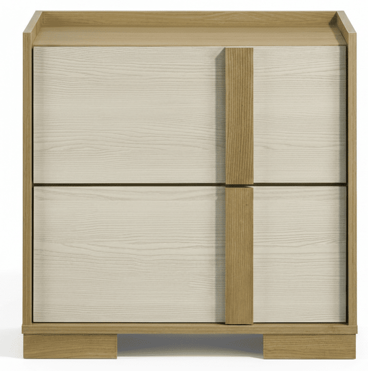 Hyland 2-Drawer Nightstand in Natural - two drawer nightstand by Coaster - Whats New Furniture Portland OR