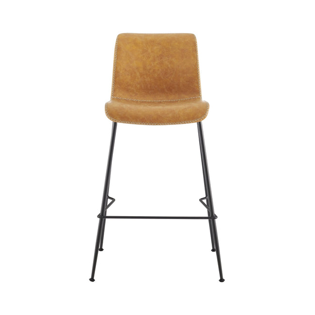 Jayden Counter Stool in Vintage Cedar - faux leather counter stool by NPD - Whats New Furniture Portland OR