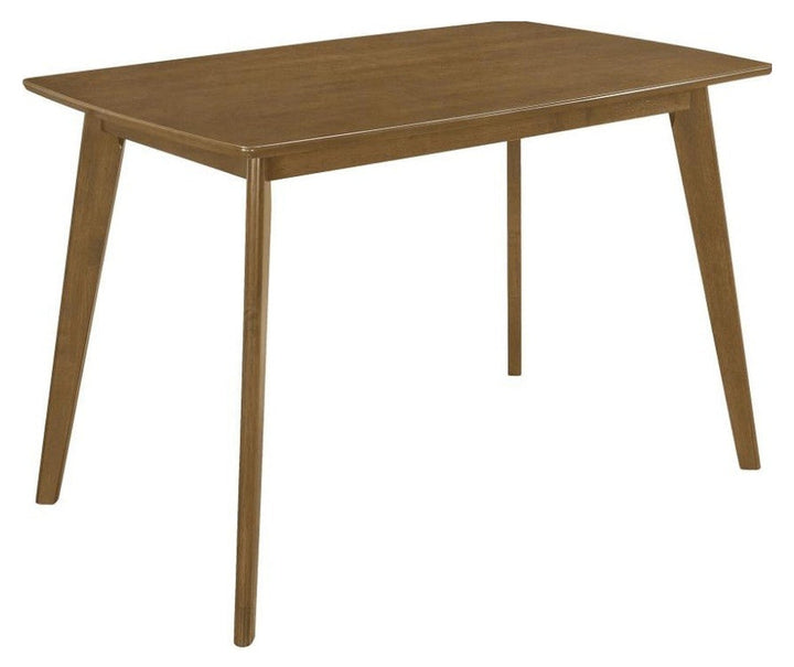 Kersey Dining Table - side angle - mid-century modern dining tables - Whats New Furniture Portland OR