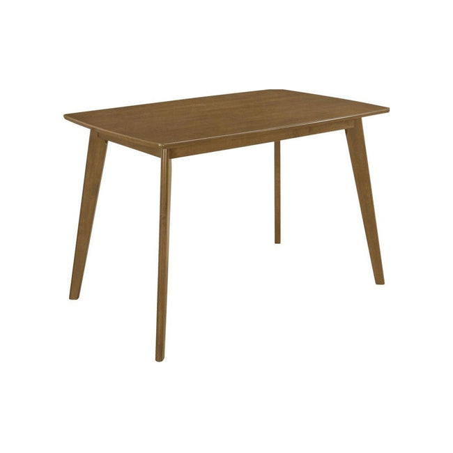 Kersey Dining Table - side angle - mid-century modern dining tables - Whats New Furniture Portland OR